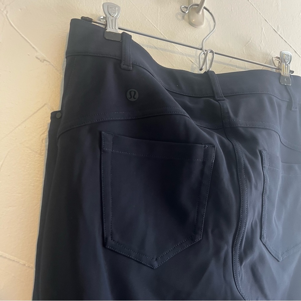 LULULEMON CITY SLEEK 5 POCKET 7/8 PANTS HIGH RISE TRUE NAVY SIZE 29 - Picture 8 of 10